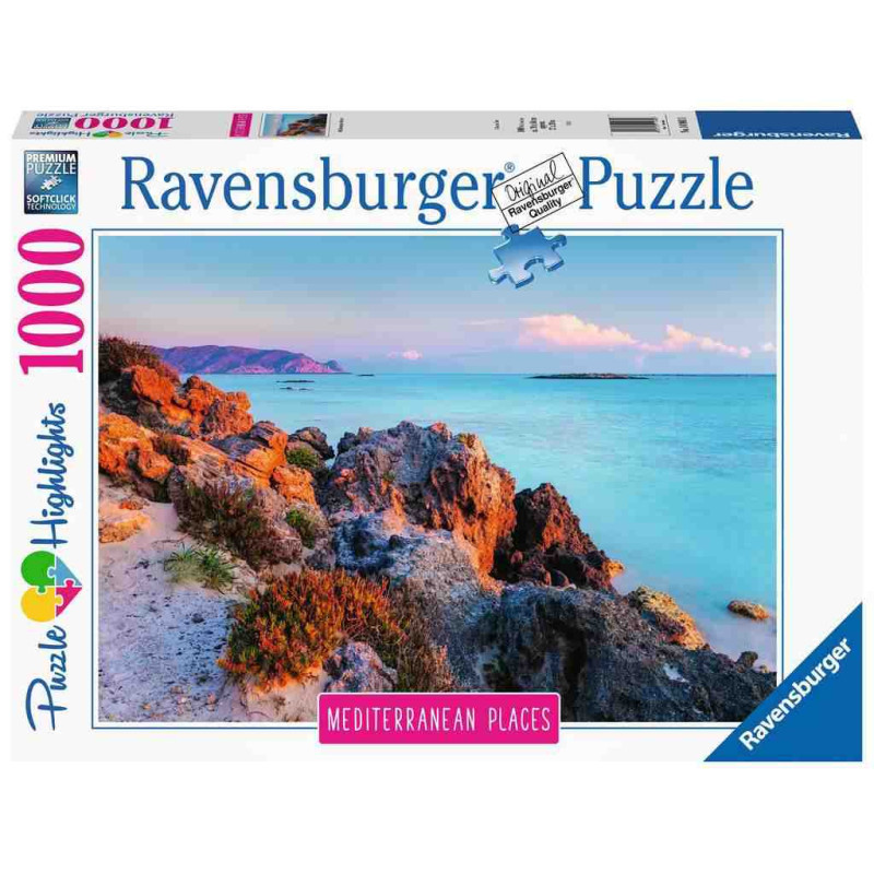 GRECIA MEDITERRANIA 1000pcs. Puzzle Ravensburger