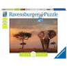 ELEFANTS DELS MASAI MARA 1000 pcs. Puzzle Ravensburger