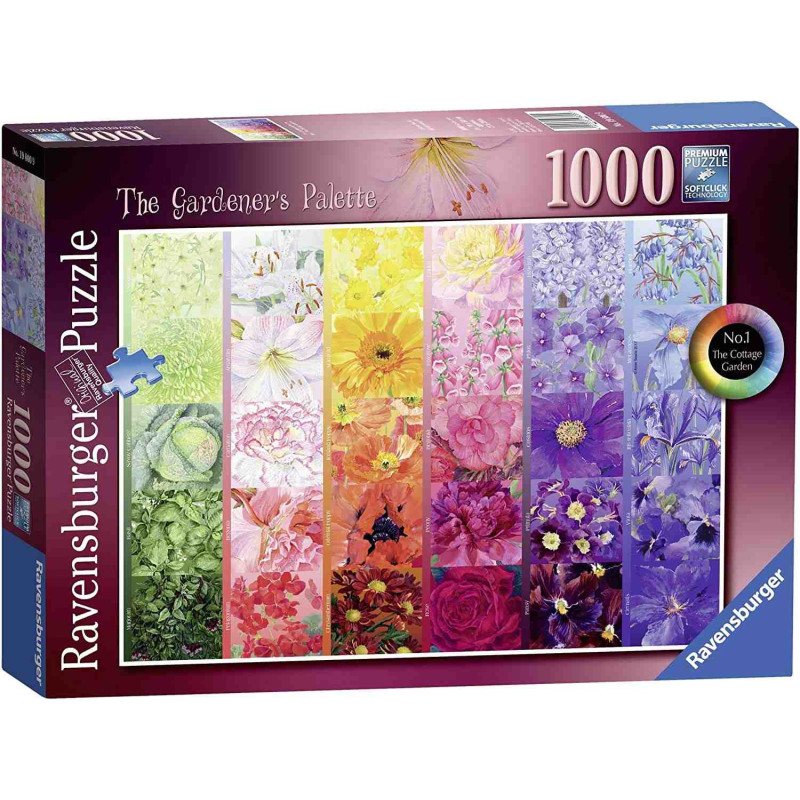 GARDENER'S PALETTE 1000pcs. Puzzle Ravensburger