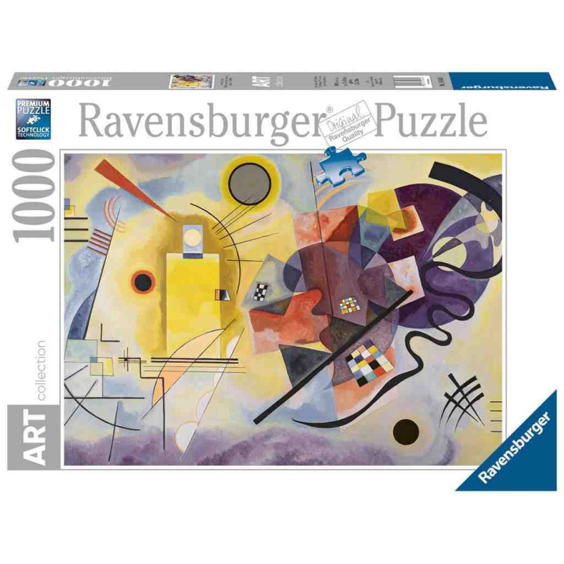 KANDINSKY-GROC,VERMELL I BLAU 1000pcs. Puzzle Ravensburger