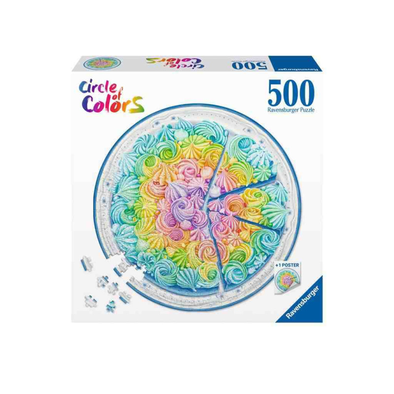 RAINBOW CAKE-CIRCLE OF COLORS 500pcs. Puzzle Ravensburger