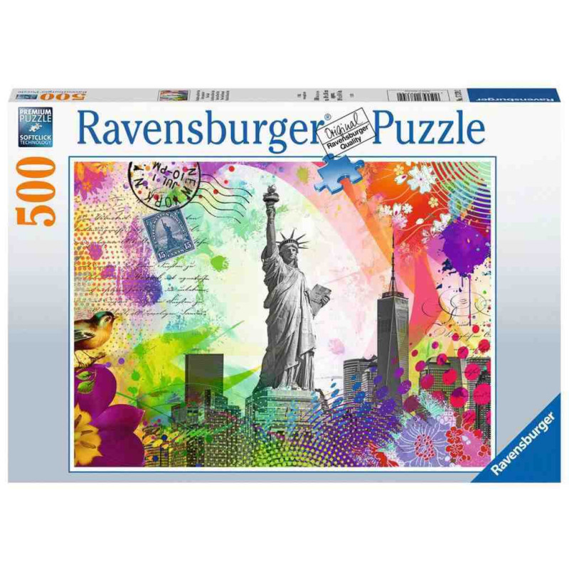 POSTAL DE NOVA YORK 500pcs. Puzzle Ravensburger