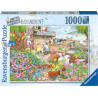 CAFETERIA A LA PLATJA - Anne Searle1000pcs. Puzzle Ravensburger