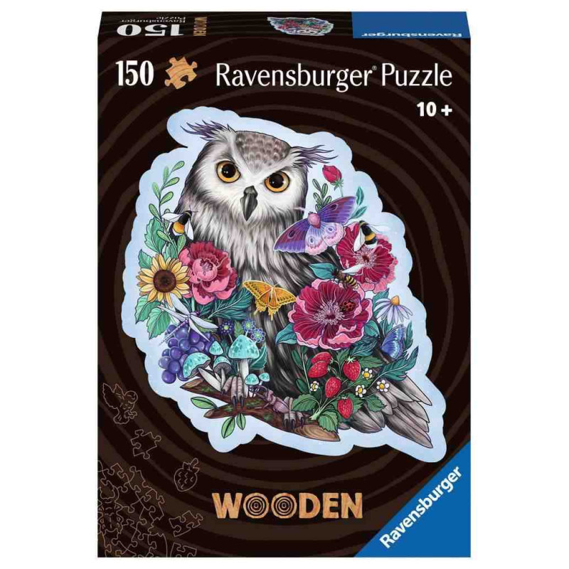 PUZZLE DE MADERA BUHO  150pcs. Ravensburger