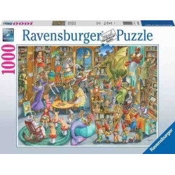 UNA NIT A LA BIBLIOTECA 1000 pcs. Puzzle Ravensburger