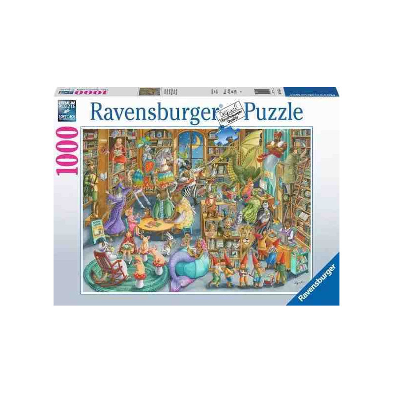 UNA NIT A LA BIBLIOTECA 1000 pcs. Puzzle Ravensburger