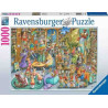 UNA NIT A LA BIBLIOTECA 1000 pcs. Puzzle Ravensburger