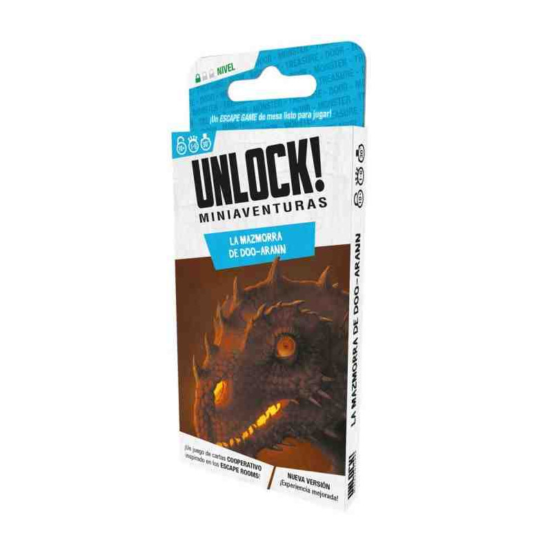 UNLOCK!MINIAVENTURAS:La mazmorra de Doo Arann  Escape The Room  cartes 