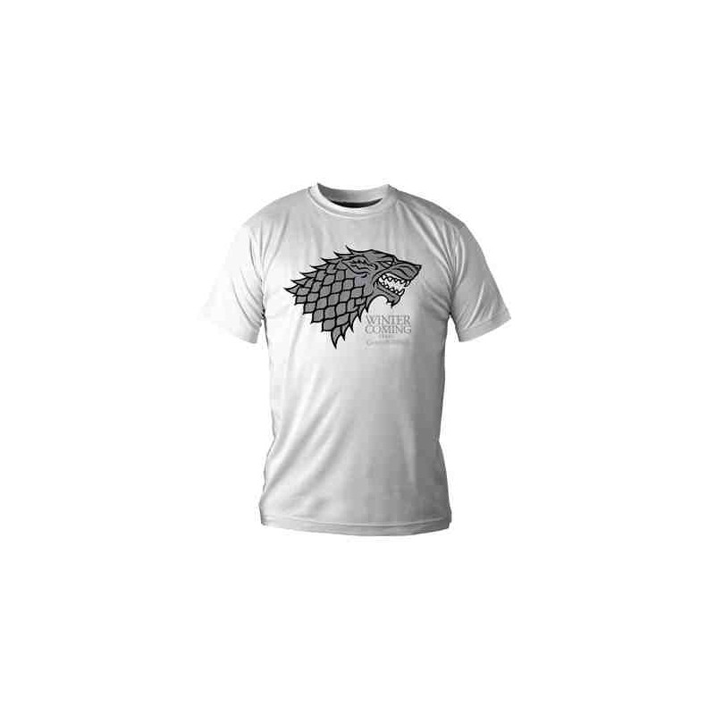 CAMISETA STARK BLANCA TALLA L(GoT)