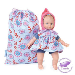 LEO PETITE FLEUR BLEUE ECOLO DOLL 25 CM.Petit Colin