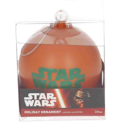 YODA I LOGO BOLA NAVIDAD(NARANJA)(Star Wars)