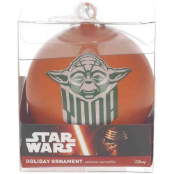 YODA I LOGO BOLA NAVIDAD(NARANJA)(Star Wars)