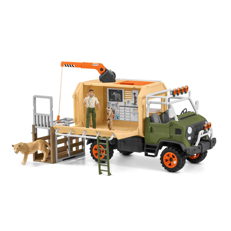 CAMIO DE SALVAMENT ANIMALS Schleich Wild Life