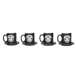 SET 4 TAZAS DE CAFE CON PLATOS(Harry Potter)