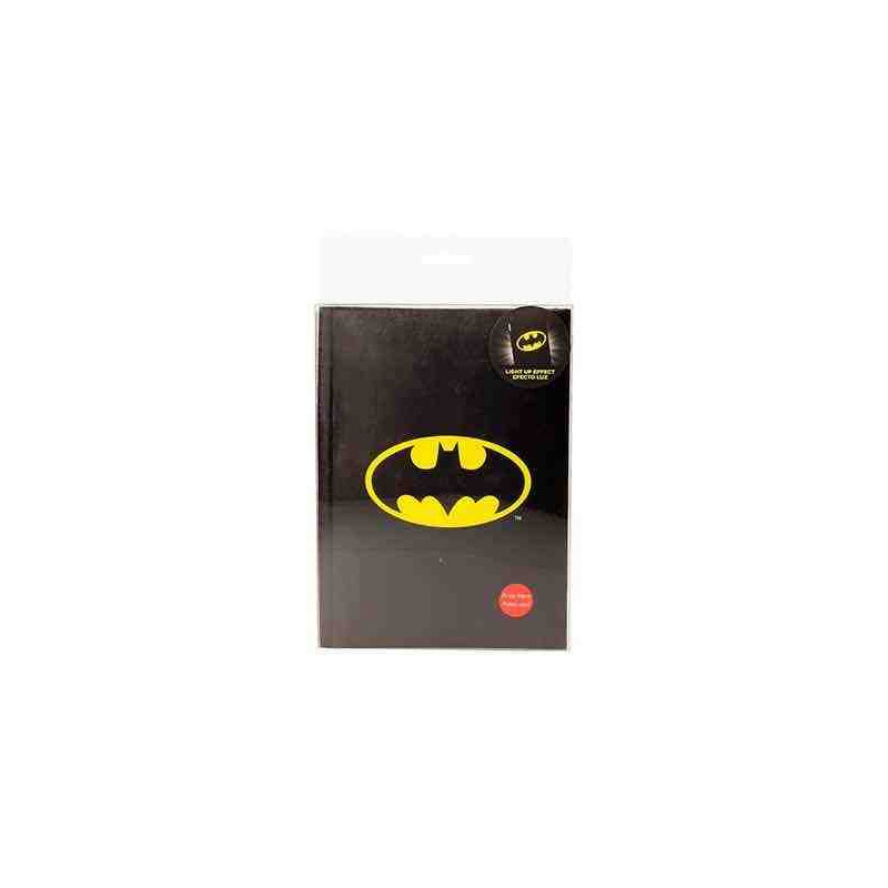 LIBRETA CON LUZ SIMBOL(BATMAN)