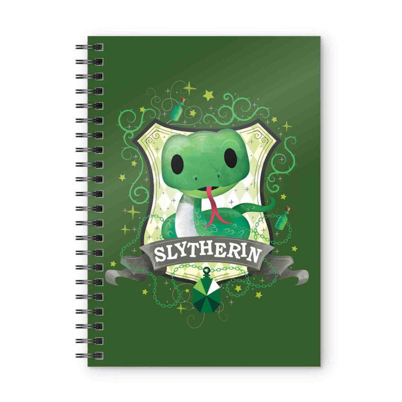 LIBRETA ESPIRAL SLYTHERIN(Harry Potter)