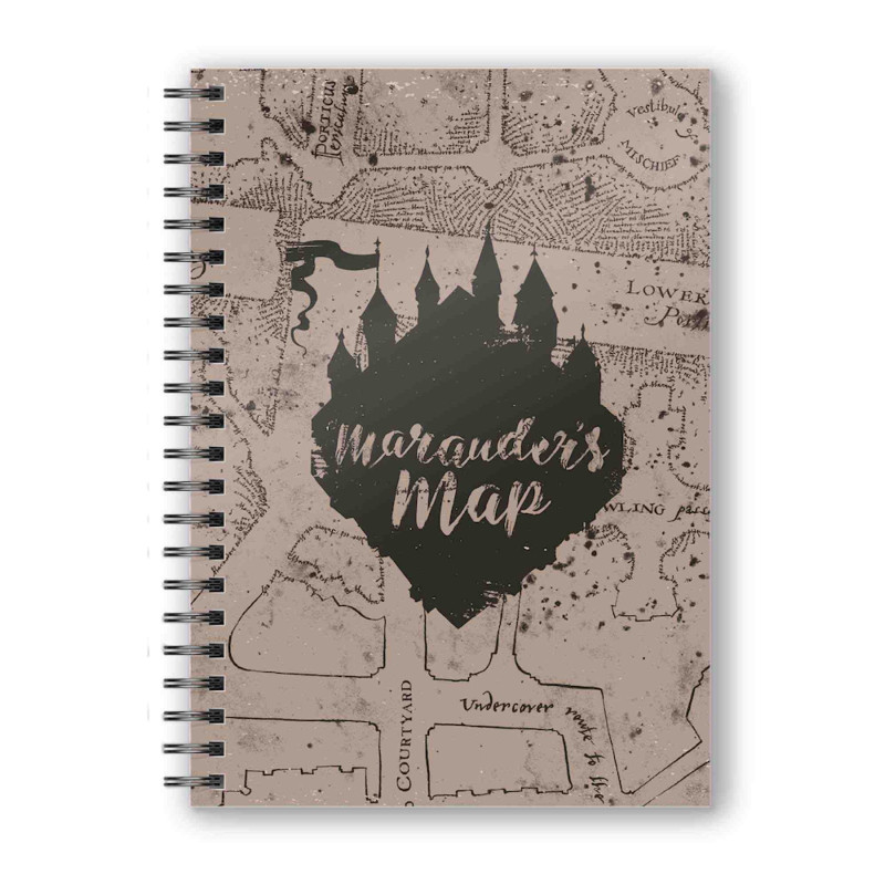 LLIBRETA ESPIRAL MARAUDER'S MAP(Harry Potter)