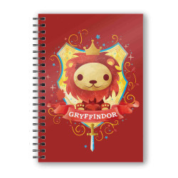 LIBRETA ESPIRAL GRYFFINDOR(Harry Potter)