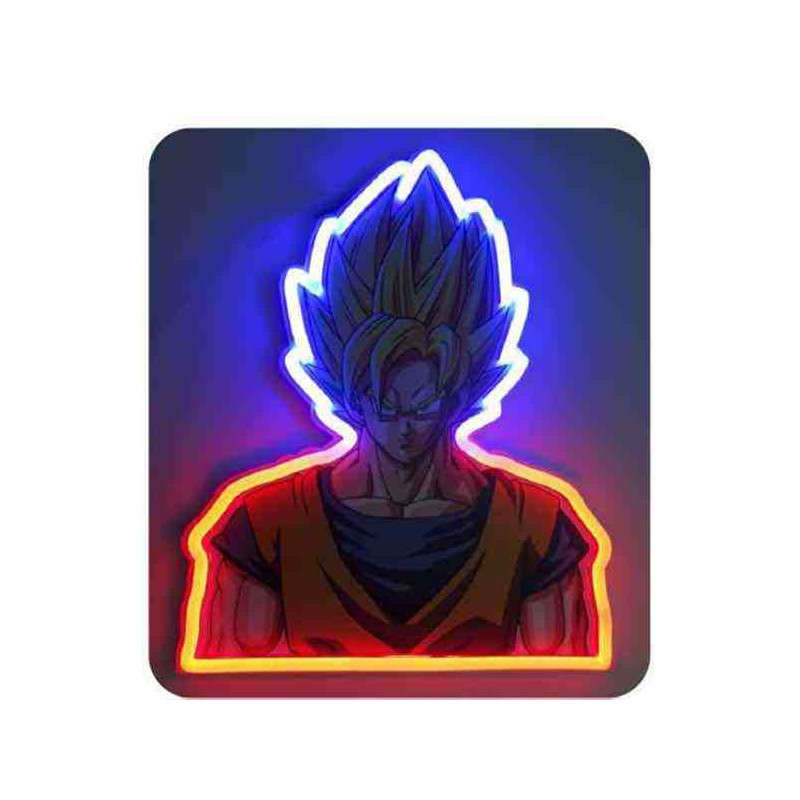 GOKU MURAL NEON 30cm.(Dragon Ball z)