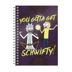 SCHWIFTY RICK Y MORTY LIBRETA ESPIRAL