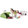 EXCURSIO ACAMPADA SARAH(Horse Club)  Schleich Cavalls