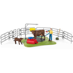 ESTACIO DE NETEJA DE VACAS(Granja)  Schleich