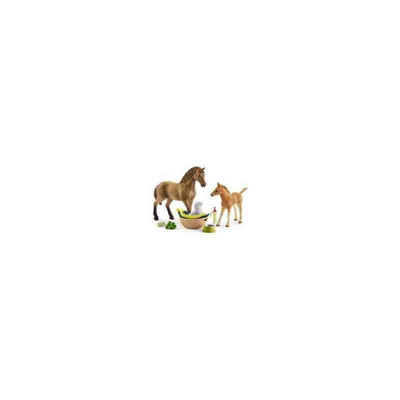 SET CUIDADO DE CRIAS(Horse Club Sarah)  Schleich