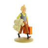 TINTIN CON MALETA TF1 RESINA 12 CM