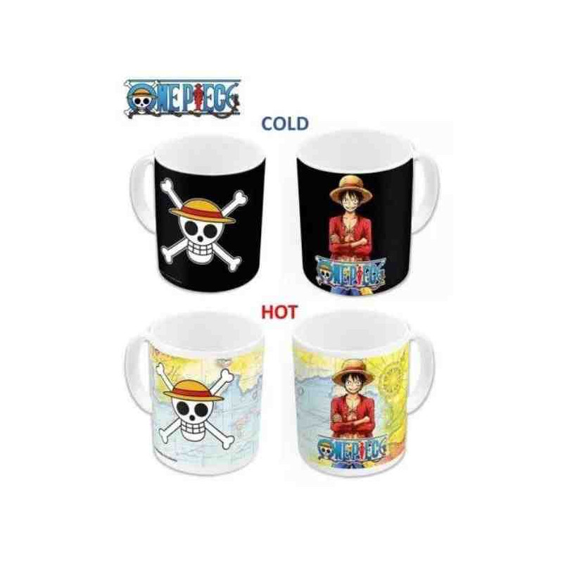 TASSA LUFFY ONE PIECE 325ml.(Canvia color)