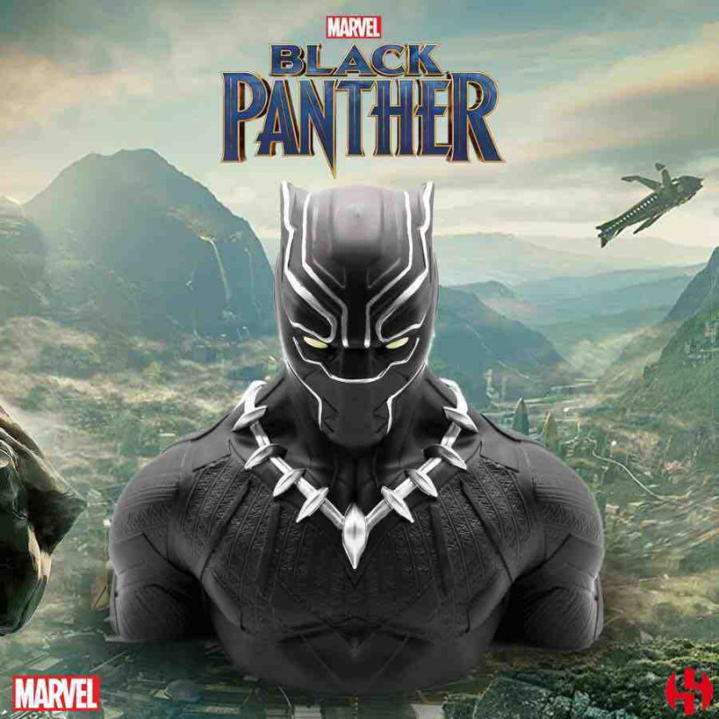 BLACK PANTHER WAKANDA HUCHA BUSTO PVC DELUXE 20 CM MARVEL BUST BANK