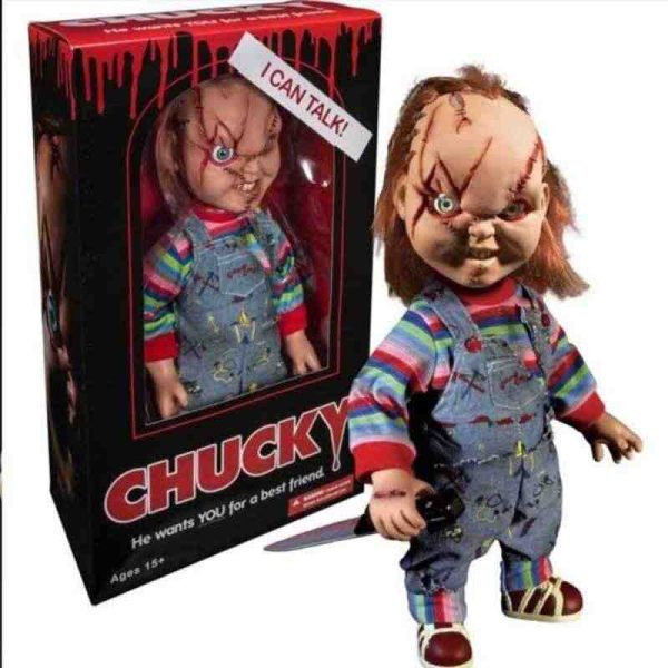 CHUCKY HABLADOR FIGURA 38 CM CHUCKY TALKING MEGA SCALE RE-RUN