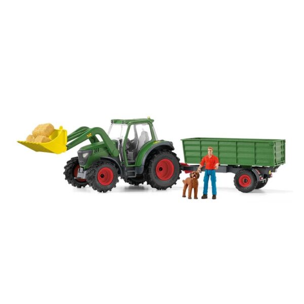 TRACTOR CON REMOLQUE FARM WORLD Schleich